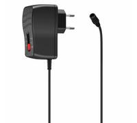 Hama | Fuente de Alimentación Universal Hama Ajustable, Adaptador de Corriente Multi-Voltaje de 3V a 12V, Cargador Universal con 8 Conectores, 1000mA, 12W MAX, Negro