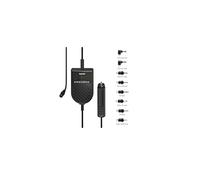 Hama | Fuente de alimentación para Coche Ajustable (3000 mA, 36W, 12V, con 8 adaptadores) Negro