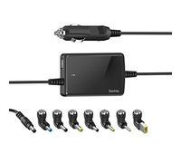 Hama Fuente de alimentación Universal para Ordenador portátil de 15 V, 16 V, 19 V, 70 W (Fuente de alimentación Universal para Ordenador portátil y Tableta, Incluye 8 Conectores para portátiles para
