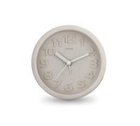 Hama Fuerteventura Despertador, Silencioso, Redondo, Ø 12 cm, Beige