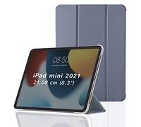 Hama Funda con Tapa para Apple iPad Mini 2021 (función Atril, Parte Trasera Transparente, Tapa magnética), Color Lila