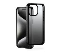 Hama Funda Extreme Protect para Apple iPhone 15 Pro MAX (Bumper con Licencia D3O, a Prueba de Golpes, a Prueba de caídas e irrompible, Funda para Carga inductiva, Degradado), Color Negro