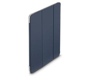 Hama Funda para Apple iPad Air de 13" (resistente a los golpes para iPad Air 2025 con función atril, protección delgada con parte trasera transparente, encendido/apagado automático), color azul oscuro