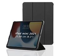 Hama Funda para Apple iPad Mini 2021 (Tapa con función Atril, Cierre magnético), Color Negro