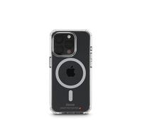 Hama Funda para iPhone 15 Pro y MagSafe (D3O Bumper, antigolpes, anticaídas, irrompible, Transparente, sin amarillear, Funda magnética para Carga inductiva)