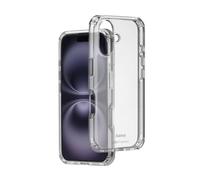 Hama | Funda para iPhone 16 Extreme Protect (Protección Bordes, Prueba arañazos, Carcasa Protectora antigolpes, antiamarilleo, Antideslizante, D30) Transparente