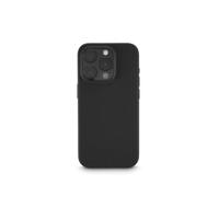 Hama Funda para iPhone 16 Pro (funda para teléfono móvil, antigolpes, resistente a los arañazos, elegante carcasa trasera, suave, fina, superficie suave, compatible con carga inalámbrica), color negro