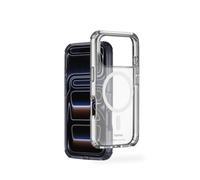 Hama | Funda para iPhone 17 Pro (magnética protección Extrema, Resistente Golpes y caidas, magsafe, d3o, antiarañazos, Carga inalámbrica) Color Transparente