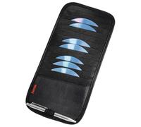 Hama Funda para Parasol (Adecuada para 12 CD, Almacenamiento de CD con Soporte para bolígrafo), Color Negro