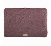 Hama Funda para portátil de hasta 14,1 Pulgadas y 36 cm (Funda Fina para portátil de 14,1 Pulgadas, Funda Acolchada, Tejido de Punto para Proteger PC, portátil, ASUS Acer Thinkpad), Color Rojo Oscuro