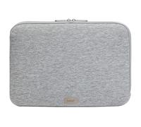 Hama Funda para portátil de hasta 15,6 Pulgadas y 40 cm (Funda Fina para portátil de 15 a 6 Pulgadas, Acolchada, Tejido de Punto para Proteger PC, portátil, Lenovo HP), Color Gris Claro