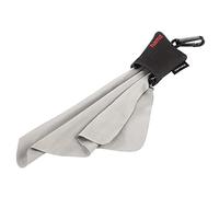 Hama Gamuza de Microfibra (paño de Limpieza de Calidad óptica para cámara, Lente, Filtro, prismáticos, Pantalla, paño de Limpieza de Gafas, 15 x 15 cm, paño de Microfibra con Funda de Neopreno para