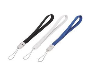 Hama Hand Straps for the Wiimote & DS Lite, 3 pcs./set, black/white/dark-blue - accesorios de juegos de pc (3 pcs./set, black/white/dark-blue, Multi)