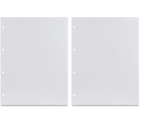 Hama | Hoja para Foto para álbum de Anillas (23,3x31cm, 25 Unidades, Perforado) Blanco (Paquete de 2)