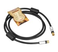 Hama Home Theatre Cable de Antena Ferrita Conector Coaxial Acople 85db Blindado