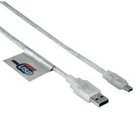 Hama HQ 1,8m Usb-A En Mini-Usb Tipo B5 Cable USB 2.0 Adaptador de Enchufe Carga