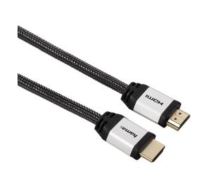 Hama HQ Alta Velocidad Cable HDMI 4m 2.0b Tejido Dorado 4K UHD HD TV HDR Arc 3D