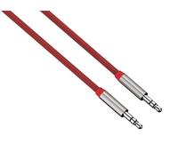 Hama HQ Aluminio Cable Aux 3,5mm Jack Contacto-Clavija Audio Móvil MP3 Tableta