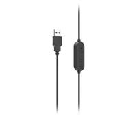 Hama - HS-USB300 V2 Auriculares Alámbrico Diadema Oficina/Centro de llamadas USB tipo A Negro