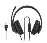 Hama - HS-USB300 V2 Auriculares Alámbrico Diadema Oficina/Centro de llamadas USB tipo A Negro
