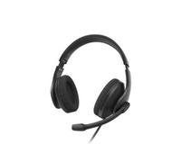 Hama HS-USB300 V2 Auriculares USB Estero Cable 2m Negro