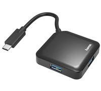 HAMA Hub USB 3.2 Gen 1 de 4 puertos, 5Gb/s, USB-C