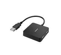 Hama Hub USB 4 Ports, USB 2.0, 480 Mbit/s