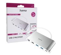 Hama Hub USB-C 3.2 8 Puertos HDMI 4K VGA Ethernet LAN Adaptador USB