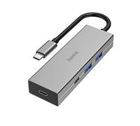 Hama Hub USB-C, 4 Puertos, 2 USB-A, 2 USB-C, USB 3.2 Gen1, 5 Gbps