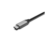 Hama | Hub USB-C (4 Puertos - 2X USB-A + 2X USB-C, USB 3.2 Gen2 hasta 10 Gbit/s, Power Delivery 100 W, Carcasa de Aluminio) Gris