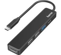 Hama | Hub USB-C HDMI 4K 3 USB-A y USB-C Multipuerto