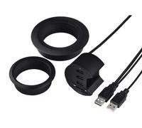 Hama Hub USB + Lectores de Tarjetas Mesa-Montaje 3x Puerto SD SDXC MICROSD