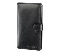 Hama Estuche para tarjetas de memoria Tarjetero Vegas – F/SC/MicroSD, cuero, 80x137x16 mm, negro