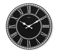 Hama I Reloj de Pared Vintage (Rab, Silencioso, Diametro 30 cm, Pilas) Negro