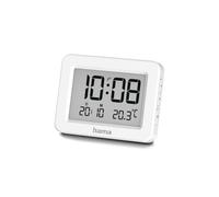 Hama I Reloj Despertador Digital, Blanco | KOS, Reloj sobremesa, Alarma, Sensor táctil, Pilas