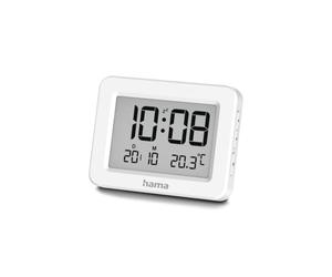 Hama I Reloj Despertador Digital, Blanco | KOS, Reloj sobremesa, Alarma, Sensor táctil, Pilas