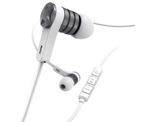 Hama Intense Dentro de oído Binaural Alámbrico Plata, Blanco - Auriculares (Alámbrico, Dentro de oído, Binaural, Intraaural, 20 - 20000 Hz, Plata, Blanco)