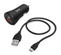 Hama Juego de cargador de coche Cargador Micro USB 3A QC3.0