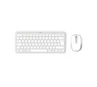 hama WKM-500 Tastatur-Maus-Set kabellos weiB NUEVO