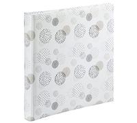 Hama Álbum jumbo Graphic, 30x30 cm, 80 páginas blancas Puntos