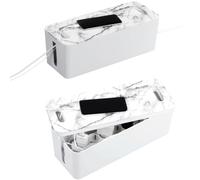 Hama Kabelbox Gestión Kabel-Organizer Estación de Carga Hogar Oficina Escritorio