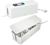 Hama Kabelbox Kabelkasten Gestión Caja de Carga Kabel-Organizer Cableado