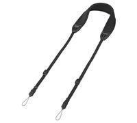 Hama Kameragurt und Handschlaufe (superelastisches Neopren, längenverstellbar, rutschsichere Unterseite, Kameragurt Schnellverschluss, auch für ältere Kameramodelle geeignet) schwarz
