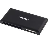 Hama Lector multitarjetas USB 3.0 SD/microSD/CF/MS Negro