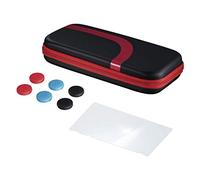 Hama Kit (Bolsa, Vidrio d. Protect.,Protect. d. joysticks) Switch, Negro/Rojo