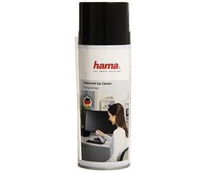 HAMA | Kit de limpieza para ordenador (Limpiador de Aire, para Lugares Difíciles de Alcanzar, para limpiar Teclados, Impresoras y cualquier Equipo Eléctrico, 400 ml) Color Blanco