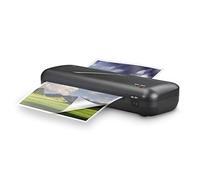 Hama | Kit de Plastificadora en Caliente 4 en 1 A4 (Máquina laminadora, Incluye Cortador y Esquinas Redondeadas, Plastifica Láminas de 80 a 125 µm) Negro