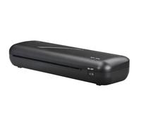 Hama | Kit de Plastificadora en Caliente 4 en 1 A4, Negro | Máquina laminadora, Incluye Cortador y Esquinas Redondeadas, Plastifica Láminas de 80 a 125 µm