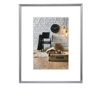 Hama Kunststoffrahmen Sevilla / 00061776 21x29,7cm Silber bruchsicheres Glas Plá