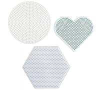 Hama lápiz - Juego de placas Blanco para mini de cuentas